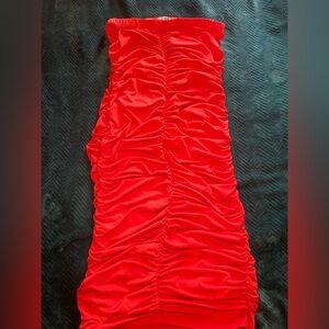 Fashionnova - Ruched Strapless Bodycon Tube Dress